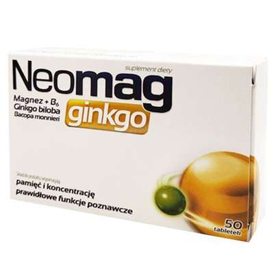 Neomag Ginkgo 50tab. - Zdjęcie główne