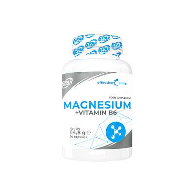 Magnesium + Vitamin B6 90kaps. - Zdjęcie główne