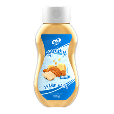 6PAK Nutrition - Yummy Peanut Sauce 520g Marcepan - Marcepan