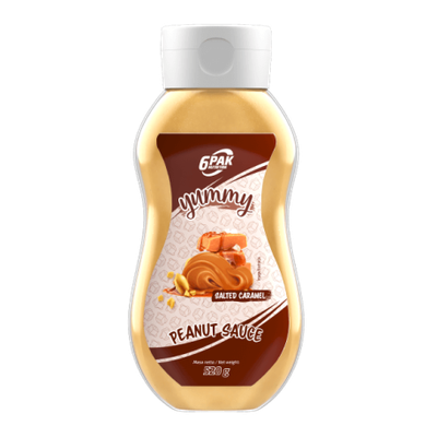 6PAK Nutrition - Yummy Peanut Sauce 520g Słony karmel - Słony karmel