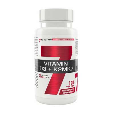 Vitamin D3 + K2MK7 120kaps. - Vitamin D3 + K2MK7 120kaps.