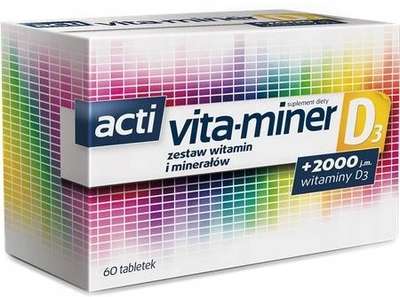 Acti Vita-Miner D3 60tab. - Zdjęcie główne