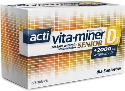 Acti Vita-Miner Senior D3 60tab. - Zdjęcie główne
