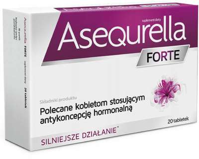 Aflofarm - Asequrella Forte 20tab. - Zdjęcie główne