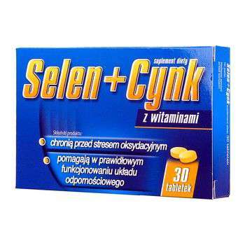 Aflofarm - Selen + Cynk z witaminami 30tab. - Zdjęcie główne