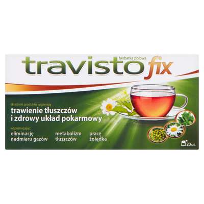 Aflofarm - Travisto Fix Herbatka Ziołowa 20szt. - Zdjęcie główne