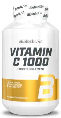 Vitamin C 1000 Rose Hips & Bioflawonoids 100tab. - Zdjęcie główne