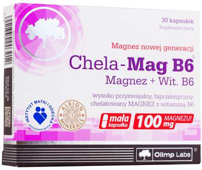 Chela-Mag B6 Magnez 30kaps. - zdjęcie główne