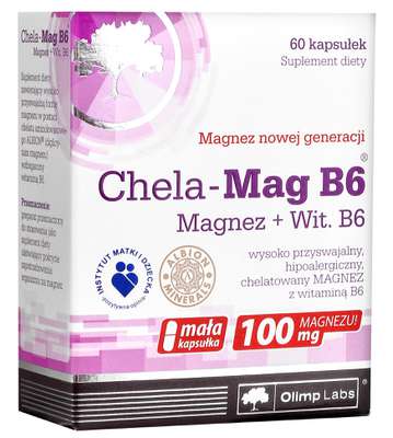 Chela-Mag B6 Magnez 60kaps. - Zdjęcie główne