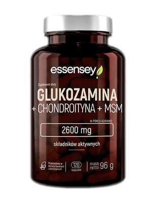 Essensey - Glukozamina, Chondroityna i MSM 120kaps. - Glukozamina, Chondroityna i MSM 120kaps.