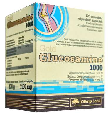 Gold Glucosamine 1000 120kaps. - zdjęcie główne