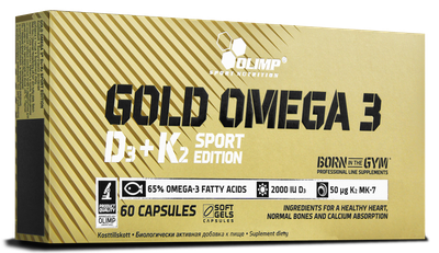 Gold Omega 3 D3 + K2 Sport Edition 60kaps. - Zdjęcie główne