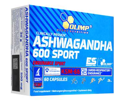 Ashwagandha 600 Sport 60kaps. - zdjęcie główne