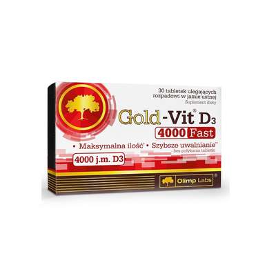 Olimp - Gold-Vit D3 Fast 4000IU 30tab. - Zdjęcie główne