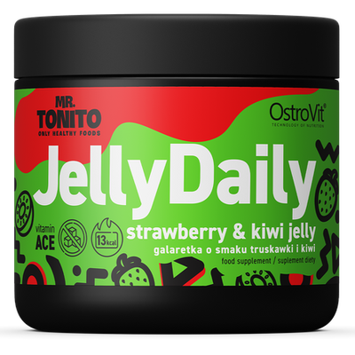 Mr. Tonito Jelly Daily 350 g Strawberry Kiwi - Mr. Tonito Jelly Daily 350 g Strawberry Kiwi