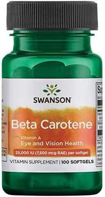 Beta Carotene Vitamin A 25.000IU 100kaps. - Beta Carotene Vitamin A 25.000IU 100kaps.