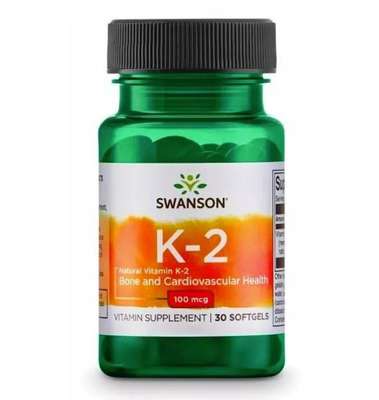 Vitamin K-2 Menaquinone-7 from Natto 100mcg 30kaps. - 1