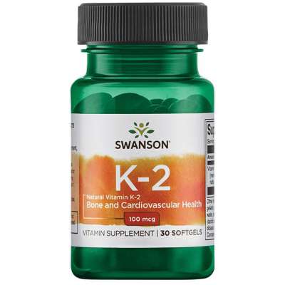 Swanson - Vitamin K2 100mcg 30kaps. - Zdjęcie główne