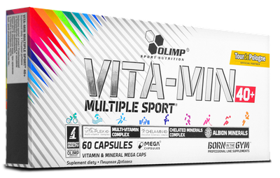 Vita-Min Multiple Sport 40+ Limited Edition 60kaps. - Zdjęcie główne